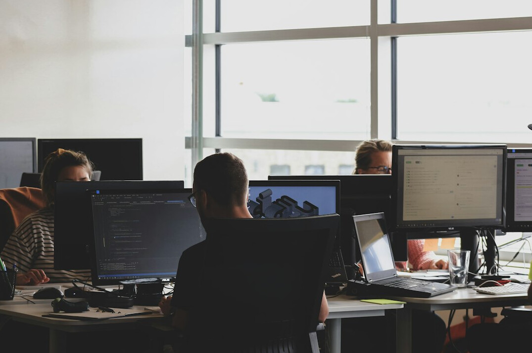 software developer coding